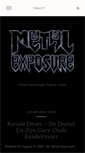 Mobile Screenshot of metal-exposure.com