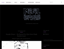 Tablet Screenshot of metal-exposure.com